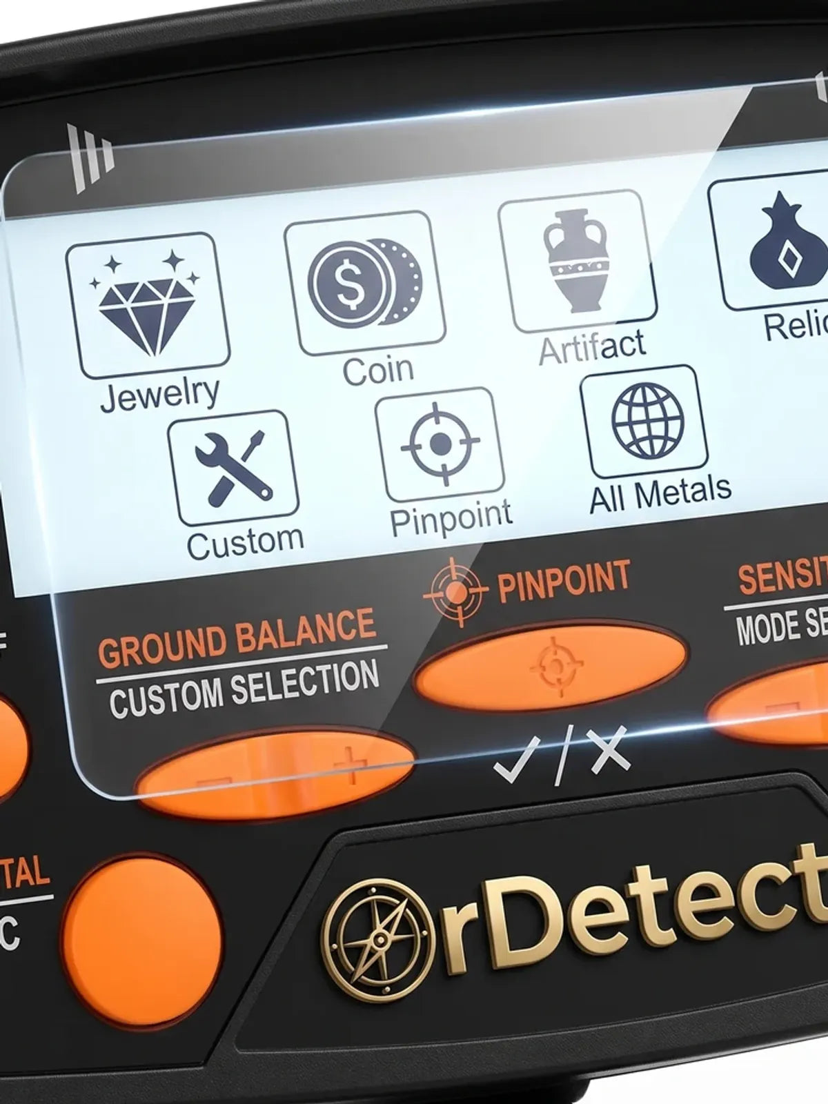 Sélecteur de modes d'un détecteur de métaux